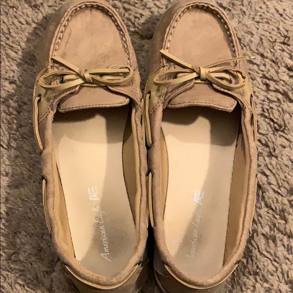 Sperry style shoes.